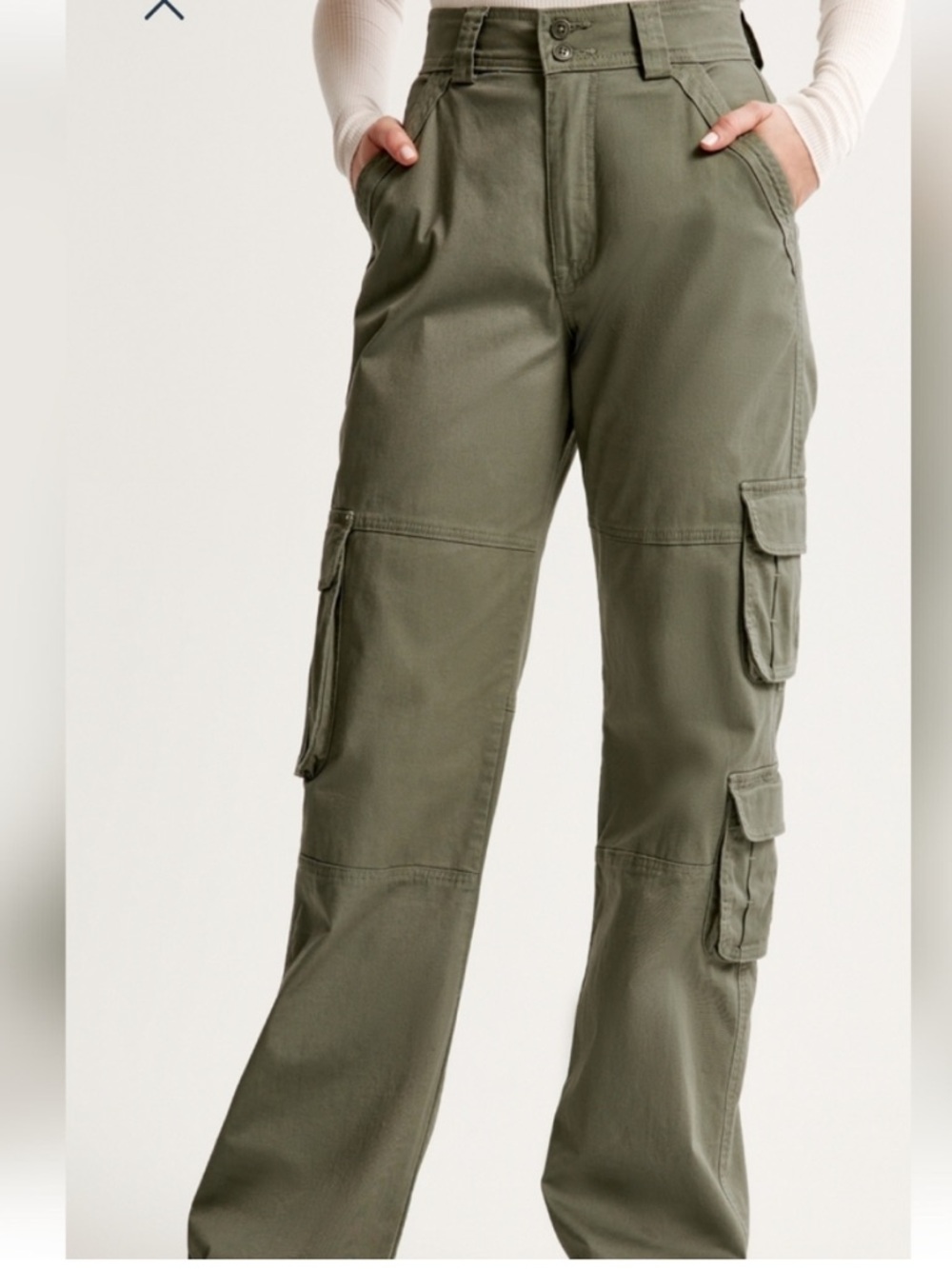 Abercrombie & Fitch Olive Green Cargo Pants